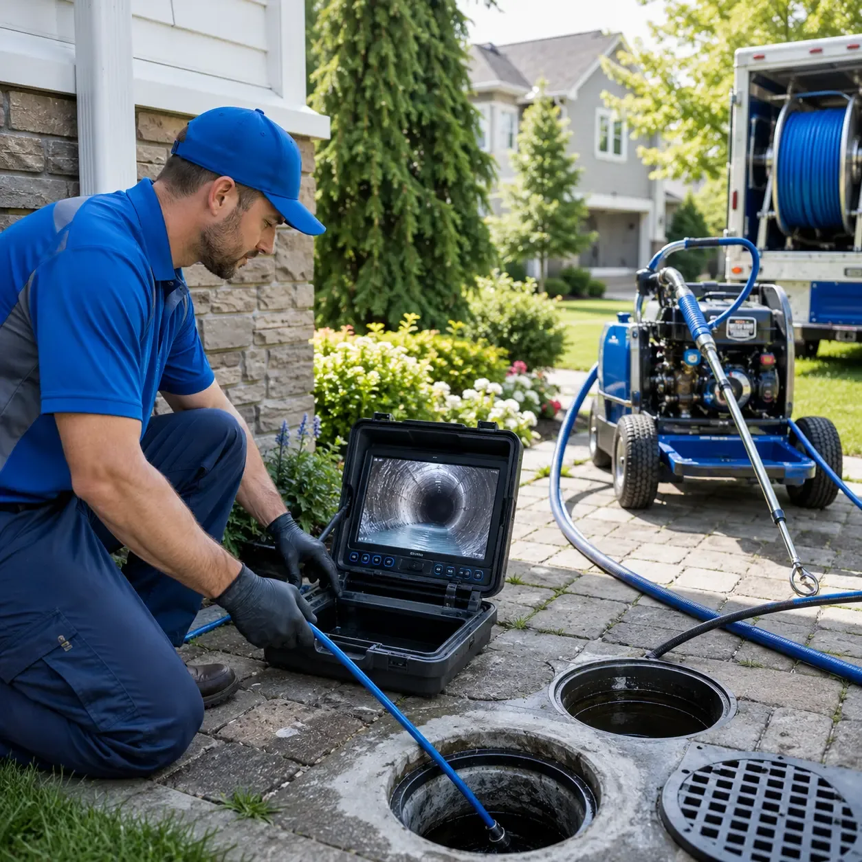 Outdoor drain cleaning professionals serving Saint Bernice, IN